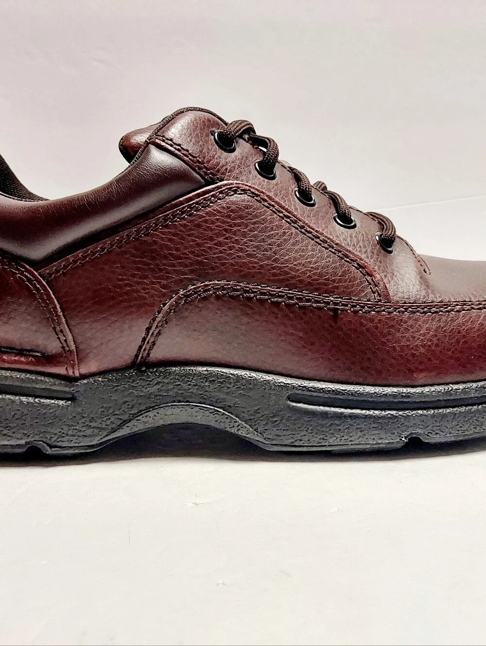 Rockport Ridgefield Eureka Casual Shoes Mens Size 12 Oxford Brown Leather K17201